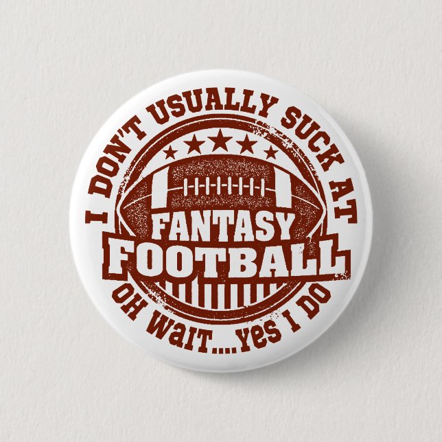 Fantasiefußball, Fantasieleague, Fantasiefußball Button (Vorderseite)