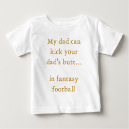 Fantasiefußballvati Baby T-shirt