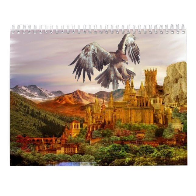 Fantasiejahr Kalender (Rückseite)