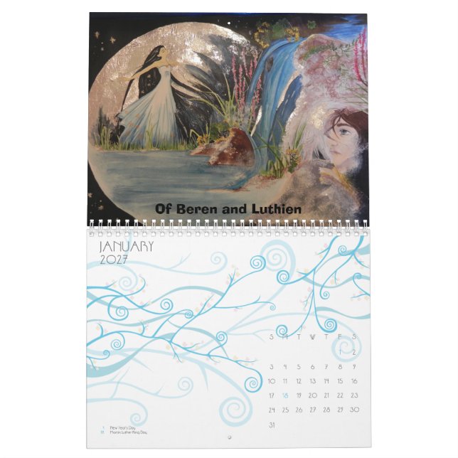 Fantasiekalender 2012 kalender (Jan 2027)