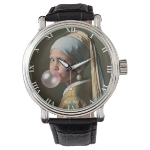 FantasieNiedliches Rosa-Bläschen Armbanduhr