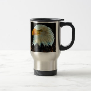 Fantasiereise-Tasse des kahlen Adlers Reisebecher
