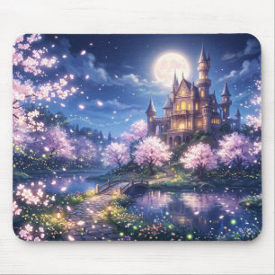 Fantasiestadt und Schloss Mousepad