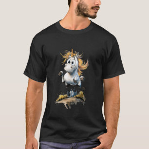 Fantasietiere erstaunliche wunderliche Einhornfreu T-Shirt