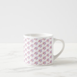Fantasievolle Blumen Espressotasse