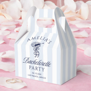 Fantasievolle handgezeichnete Cocktail-Junggeselli Geschenkschachtel