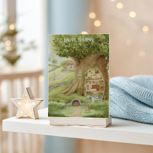 Fantasievolle Kinderillustrations-Grußkarte Postkarte