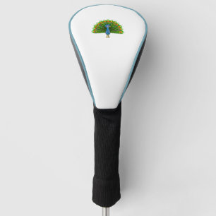 Fantasievolle Pfau-Golf-Fahrer-Abdeckung Golf Headcover