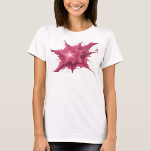 Fantasievolle rote abstrakte Sterne Kundenshirt T-Shirt