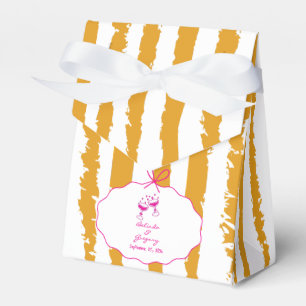 Fantasievolle Streifen Handgemalte Bemalte Hochzei Geschenkschachtel
