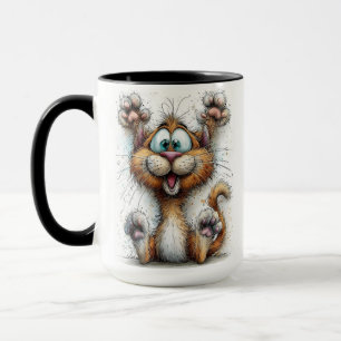 fantasievoller Kater Tasse