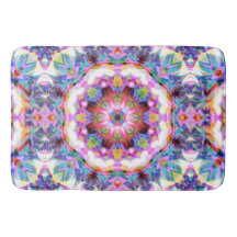 Fantasievolles Lila Blau Rosa Farbige Muster