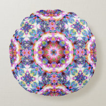 Fantasievolles Lila Blau Rosa Farbintensives Muste