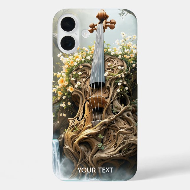 Fantasiewelt Niedlicher Geigenwald iPhone 16 Plus Hülle (Rückseite)