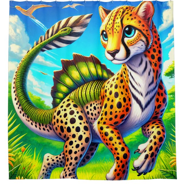 Fantasiewesen Duschvorhang (Vorderseite)