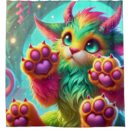 Fantasiewesen Duschvorhang