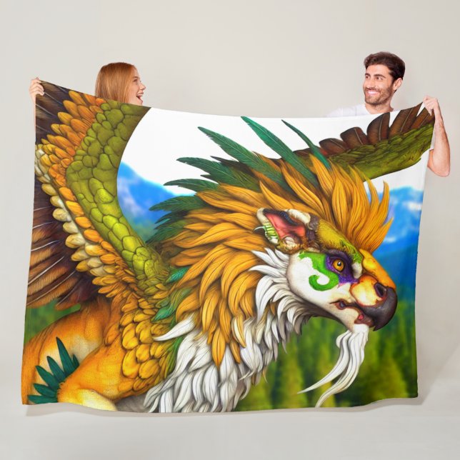 Fantasiewesen Fleecedecke (Beispiel)