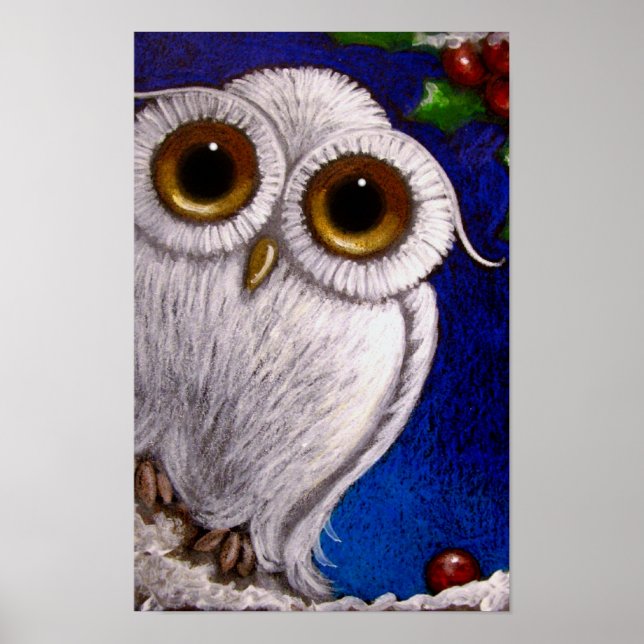 FANTAST WHITE BABY SNOWY OW HOLIDAY 11"X17" Poster (Vorne)