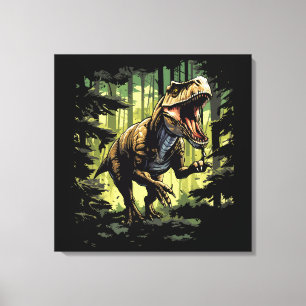 Fantastic dinosaur T-Rex Design Leinwanddruck