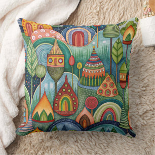 Fantastic World  designer cushion Kissen