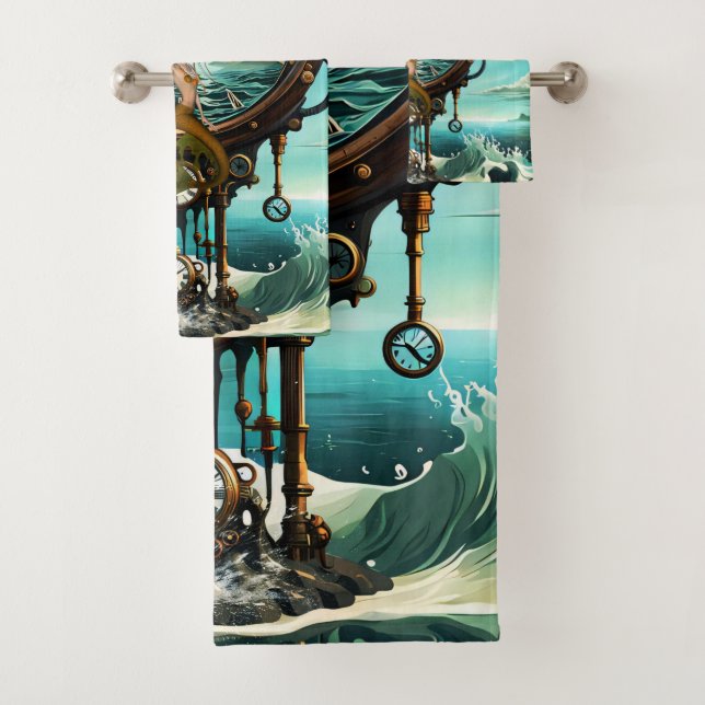 Fantastique horloge vapeur (En situation)
