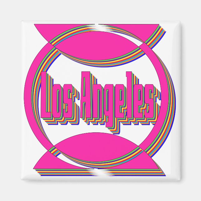 Fantastique Los Angeles 3 Magnet (Devant)