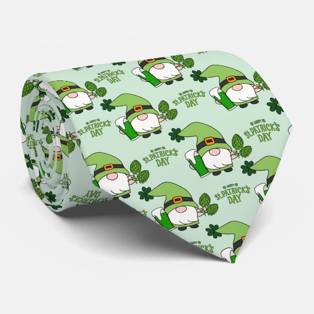 Fantastique Saint Patrick's Day Cravate chanceuse (Roulé)