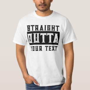 Fantastique T-Shirt Parodique 'Straight Outta Your