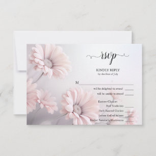 Fantastiques marguerites roses RSVP Meal Choice
