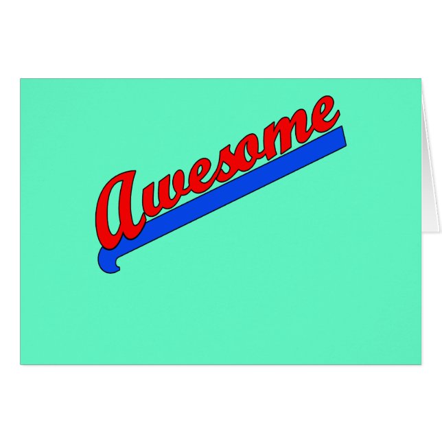 Fantastisch an irgendeinem Alter! Fertigen Sie (Vorderseite (Horizontal))