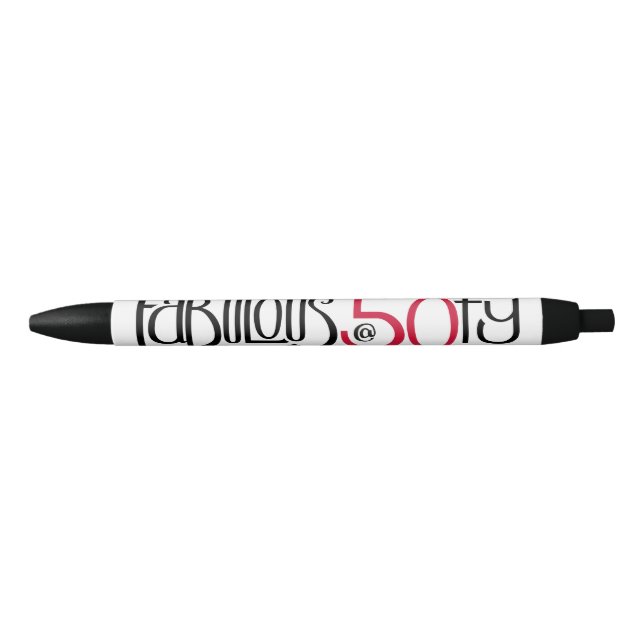 Fantastisch bei 50 roten Trim Pen Kugelschreiber (Vorderseite)