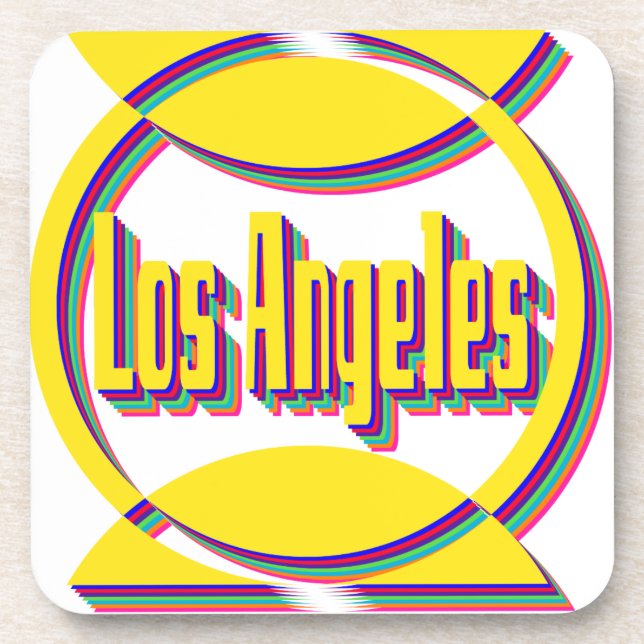 Fantastisch Los Angeles 1 Untersetzer (Vorderseite)