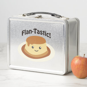 Fantastisch! Niedlicher Flan Metall Brotdose
