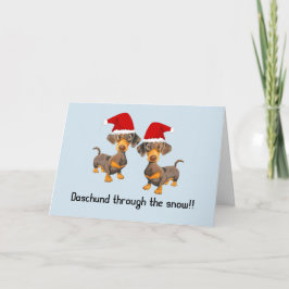 Fantastisch Personalisierter Hund Weihnachtskarte Feiertagskarte
