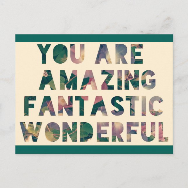 fantastisch postkarte (Vorderseite)