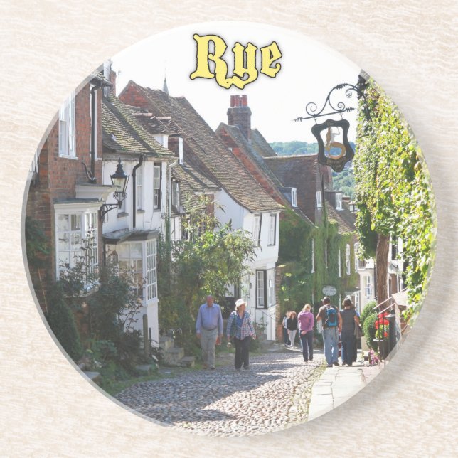 Fantastisch! Rye England Getränkeuntersetzer (Vorne)