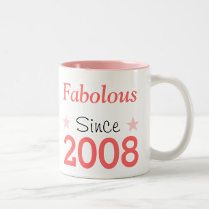 Fantastisch seit 2008 zweifarbige tasse