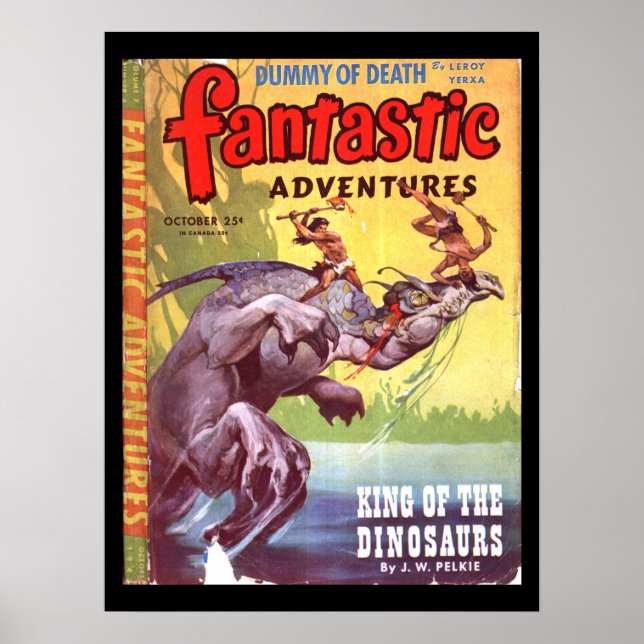 Fantastische Abenteuer v07 n04 (Okt 1945)_Pulp Art Poster (Vorne)