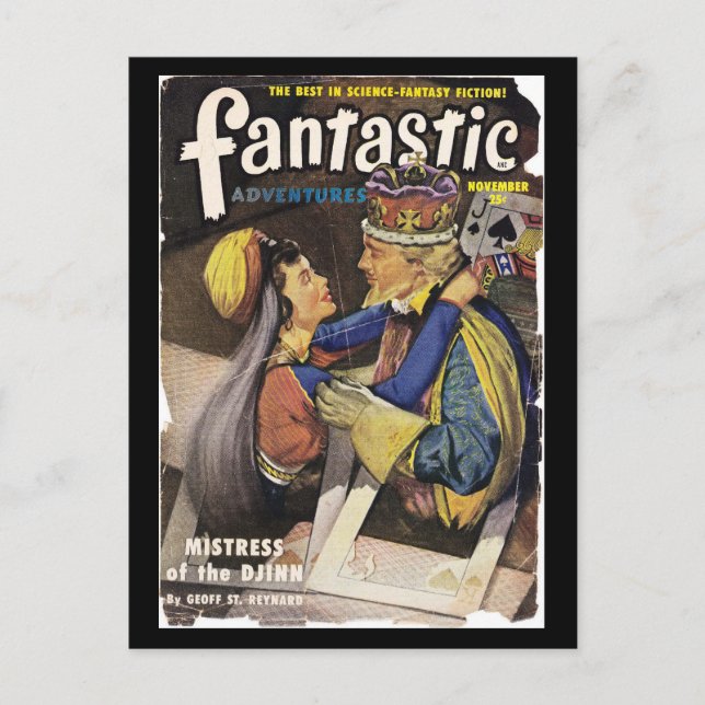 Fantastische Abenteuer v12 n11 (1950-11.Ziff-Davis Postkarte (Vorderseite)