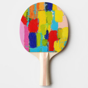Fantastische abstrakte Malerei von Kris Taylor Tischtennis Schläger