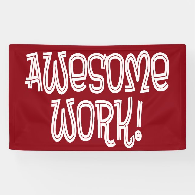 Fantastische Arbeits-Angestellt-Anerkennung danken Banner (Horizontal)