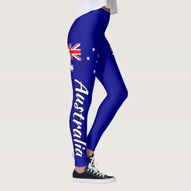 Fantastische Australien-Australier-Flagge Leggings (Rechts)