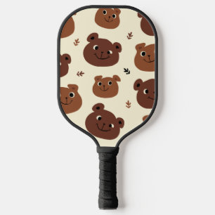 Fantastische Bärengesicht Pickleball Schläger