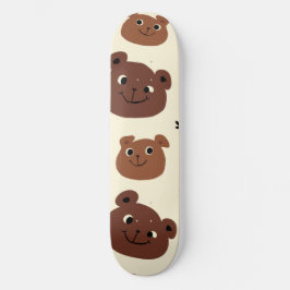 Fantastische Bärengesicht Skateboard