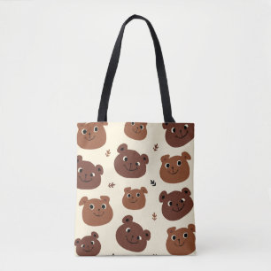 Fantastische Bärengesicht Tasche