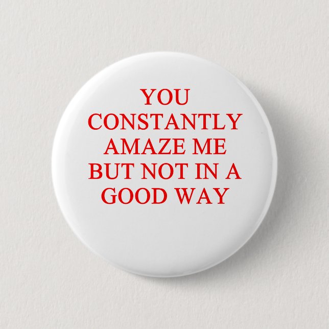 fantastische Beleidigung Button (Vorderseite)