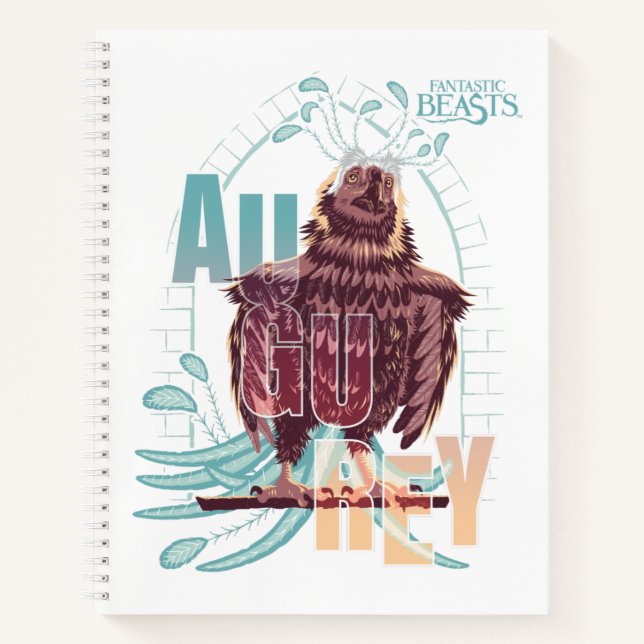 Fantastische Bestien Augurey Notizbuch (Vorderseite)