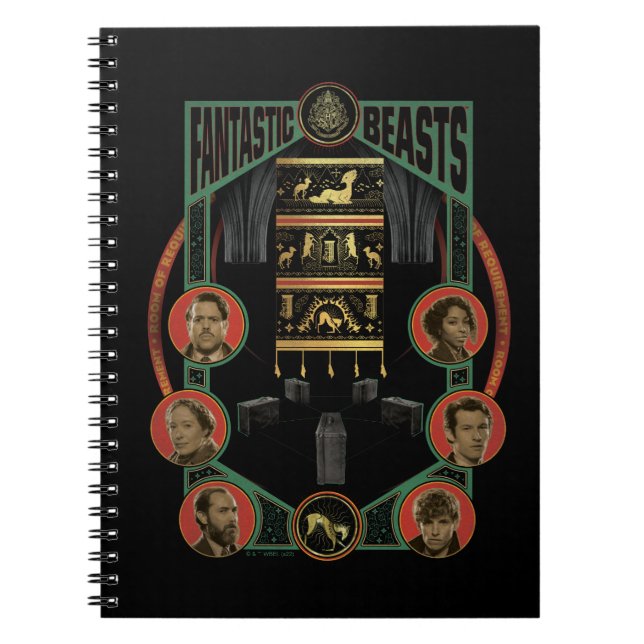 Fantastische Bestien Raum der Anforderung Grafik Notizblock (Vorderseite)