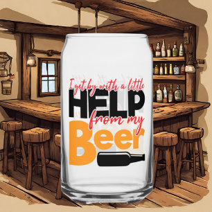 Fantastische Bier-Hilfe Dosenglas