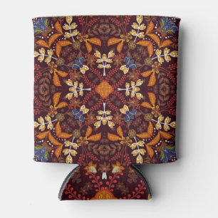 Fantastische Blume: Vintage-Ornament-Design Dosenkühler